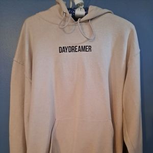 ARTIST UNION "DAYDREAMER" hoodie sweatshirt tan/beige size small